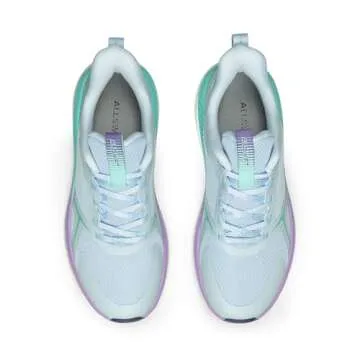 ALLSWIFIT Women's Walking Shoes Comfortable ActiveEase Running Tennis Athletic Gym Workout Cross Training Sneakers,Size 9,Light Blue,SARR009W