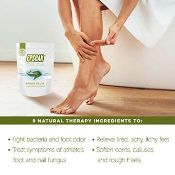 Tea Tree Oil Foot Soak with Epsom Salt - 2 Pounds