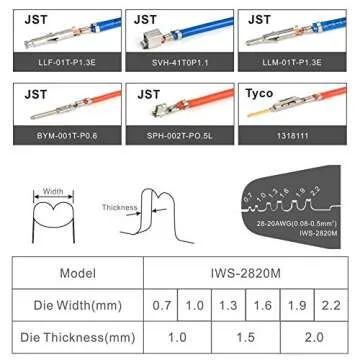iCrimp Mini Micro Crimping Tool for JST and Molex Connectors