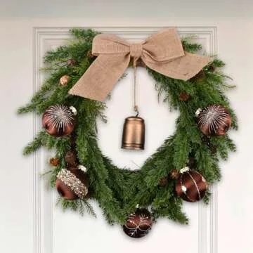 Brown Ornaments for Christmas Tree Decorations - Satin Christmas Ball Ornaments Luxury for Xmas Holiday Party Indoor Decor - 80mm 3.15inch Pack of 15