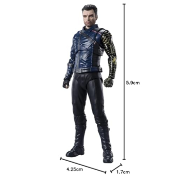 TAMASHII NATIONS - Falcon and The Winter Soldier - Bucky Barnes, Bandai Spirits S.H.Figuarts Action Figure