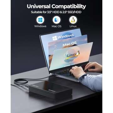 ORICO USB 3.0 3.5'' Hard Drive Enclosure with UASP Acceleration