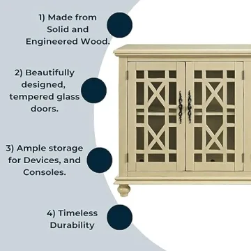 Martin Svensson Home Orsey 63" Solid Wood TV Stand