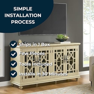 Martin Svensson Home Orsey 63" Solid Wood TV Stand