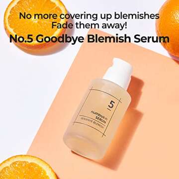 numbuzin No.5 Serum | Goodbye Blemish Serum | for Acne Scars with Vitamin C, Niacinamide, Antioxidan...