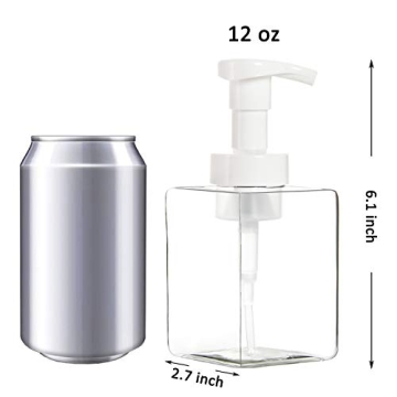 Youngever Square Foaming Soap Dispenser - 4 Pack