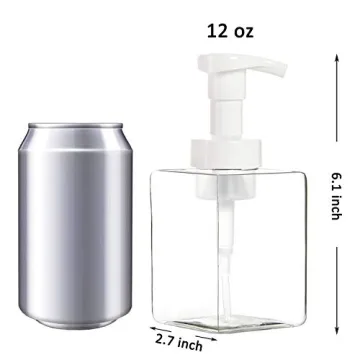 Youngever Square Foaming Soap Dispenser - 4 Pack