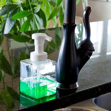 Youngever Square Foaming Soap Dispenser - 4 Pack