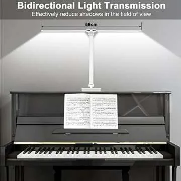 Bright LED Desk Lamp for Home Office with Dimming Modes