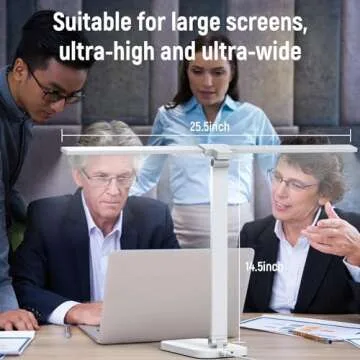 Bright LED Desk Lamp for Home Office with Dimming Modes