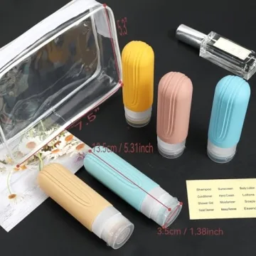 CHEODIN Travel Bottles TSA Approved Leak-Proof Containers