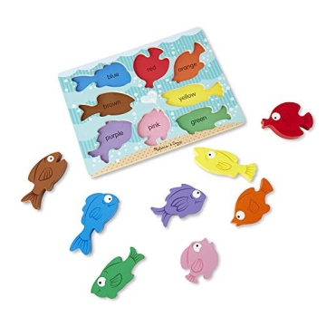 Melissa & Doug Colorful Fish Puzzle for Toddlers