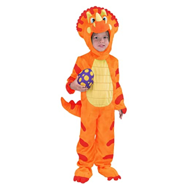 Spooktacular Creations Toddler Triceratops Dinosaur Costume for Kids Halloween Dress Up Party