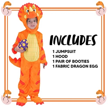 Spooktacular Triceratops Costume for Kids Dress Up
