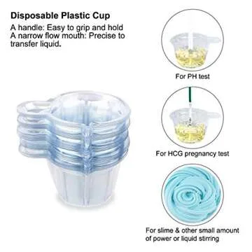 Epoxy Resin Cups with 2pcs 100ml Mixing Cups,20pcs 2oz Measuring Cups,50pcs Disposable Cups
