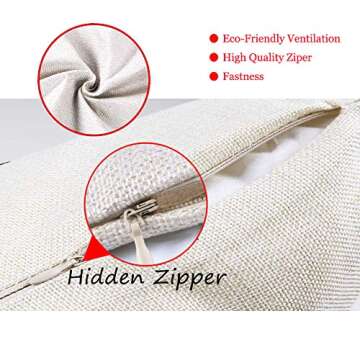 Smilyard Lovely Ghost Halloween Party Throw Pillow Covers Pink Background Decorative Home Pillows Cover Cotton Linen Saying Too Cute Too Spook Funny Words Quote Pillow Case 18x18 Inch (Lovely Ghost)