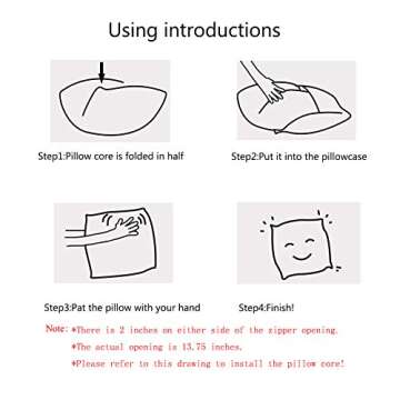 Smilyard Lovely Ghost Halloween Party Throw Pillow Covers Pink Background Decorative Home Pillows Cover Cotton Linen Saying Too Cute Too Spook Funny Words Quote Pillow Case 18x18 Inch (Lovely Ghost)