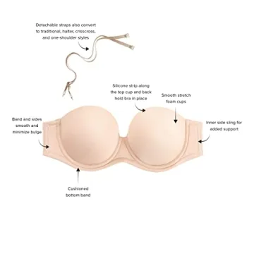 Comfortable Wacoal Women's Strapless Bra for All Day Wear