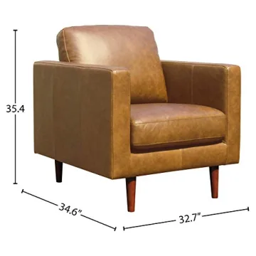 Sleek Leather Armchair for Modern Living Spaces