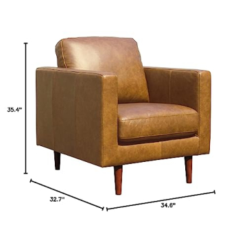 Sleek Leather Armchair for Modern Living Spaces