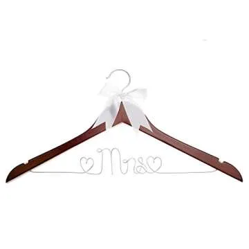 Ella Celebration Mrs Wedding Dress Hanger for Brides