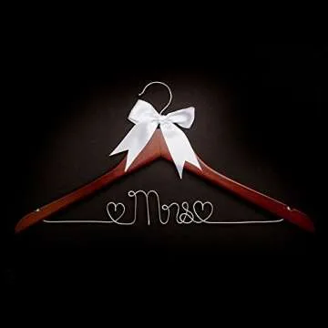 Ella Celebration Mrs Wedding Dress Hanger for Brides