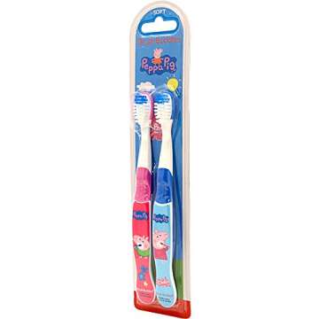 Brush Buddies Peppa Pig Toothbrush Set for Toddlers