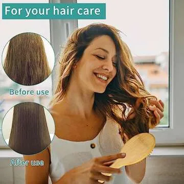 Eco-Friendly DEBETOOL Bamboo Hair Brush Set for All