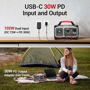 Rockpals 300W Portable Power Station for Camping
