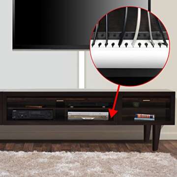 Cable Raceway Kit, Stageek Cable Management System Open Slot Wiring Raceway Duct with Cover, On-Wall Concealer Organizer to Hide Wires Cords for TVs, Computers - 9x15.4inch, White