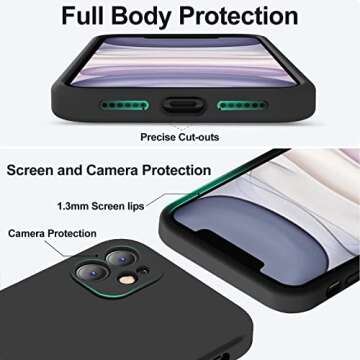 Vooii iPhone 11 Case - Stylish Liquid Silicone Protection
