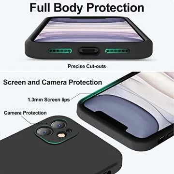 Vooii iPhone 11 Case - Stylish Liquid Silicone Protection