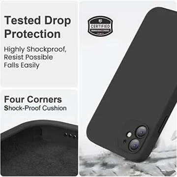 Vooii iPhone 11 Case - Stylish Liquid Silicone Protection