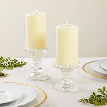 Pearl Strings for Crafts - Elegant 10mm White Garland