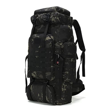 W WINTMING 70L Camping Backpack - Versatile Military Rucksack for All Adventures