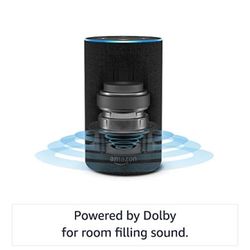 Echo 2nd Gen Smart Speaker with Alexa and Dolby Sound