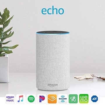 Echo 2nd Gen Smart Speaker with Alexa and Dolby Sound