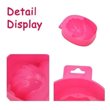 AQUEENLY Nail Soaking Tray - Durable Spa Tool for Home Use