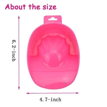 AQUEENLY Nail Soaking Tray - Durable Spa Tool for Home Use