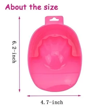 AQUEENLY Nail Soaking Tray - Durable Spa Tool for Home Use