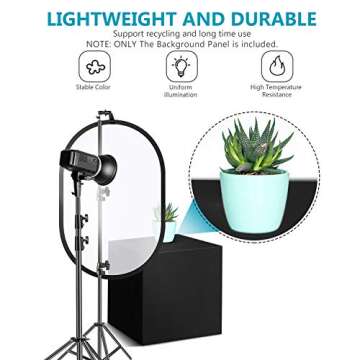 NEEWER Light Diffuser Panel for Photography, 23.6"x35"/60x90cm Soft White Diffuser Fabric with Carry Bag, Collapsible Pop Out Light Modifier for Studio and Outdoor Portrait, Product, Video Shooting