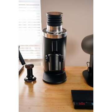 MiiCoffee DF64 II Single Dosing Coffee Grinder (Black)
