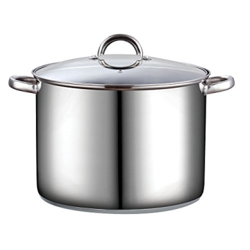 Cook N Home 16 Quart Stockpot with Lid, Perfect for All Cooking Needs