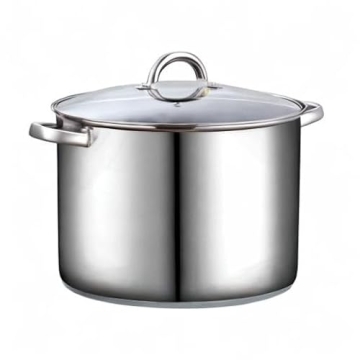 Cook N Home 16 Quart Stockpot with Lid Essential Cookware