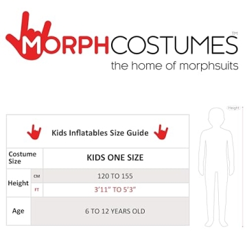 Morph Red Alien Costume Kids Inflatable Fun