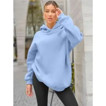 EFAN Womens Oversized Hoodies Sweatshirts Fleece Hooded Pullover Tops Sweaters Casual Comfy Fall Fas...