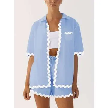 ARTFREE Women's 2 Piece Pajama Set for Summer Comfort