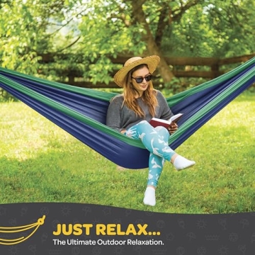 Durable Hammock 400 lb Capacity for Camping & Relaxation