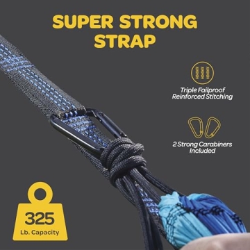 Durable Hammock 400 lb Capacity for Camping & Relaxation