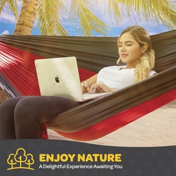 Durable Hammock 400 lb Capacity for Camping & Relaxation